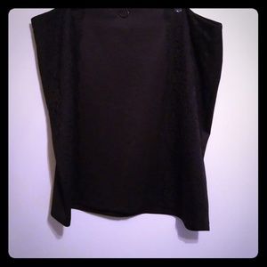 Black lace design skirt